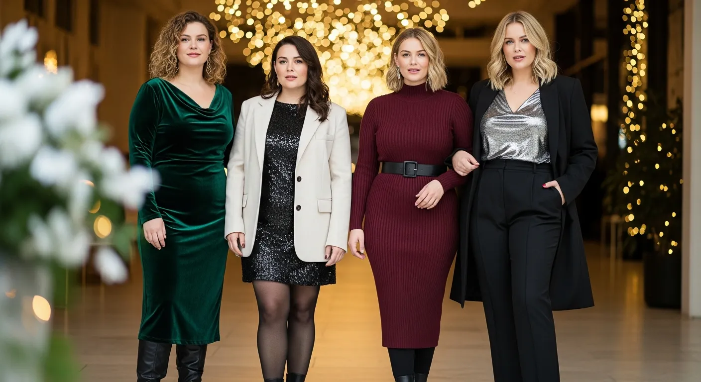 Plus Size Winter Party Outfit Ideas