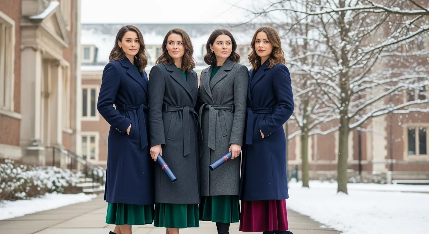 Classy Winter Graduation Outfit Ideas