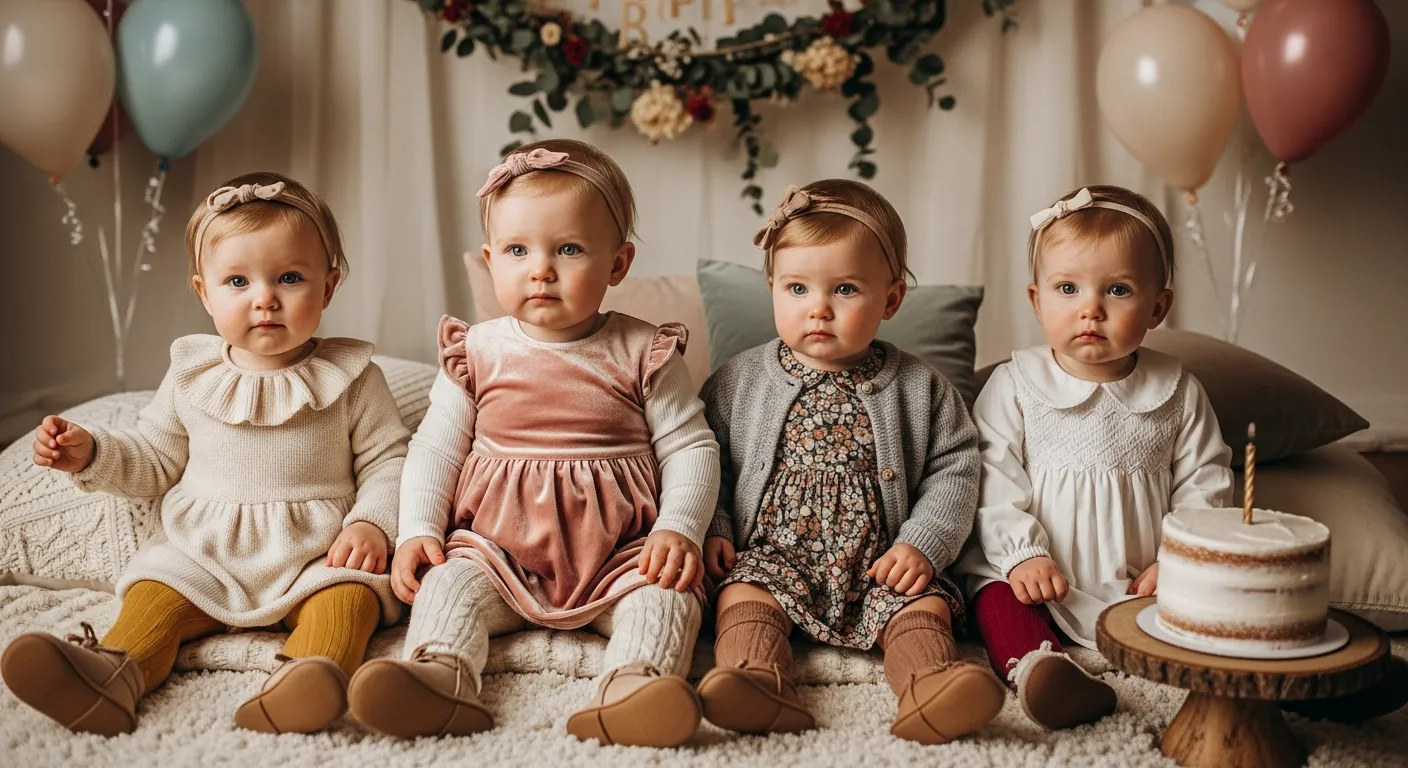 Winter Baby Girl Birthday Outfit Ideas