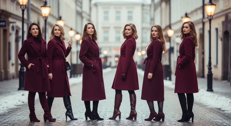 Burgundy Winter Outfit Ideas