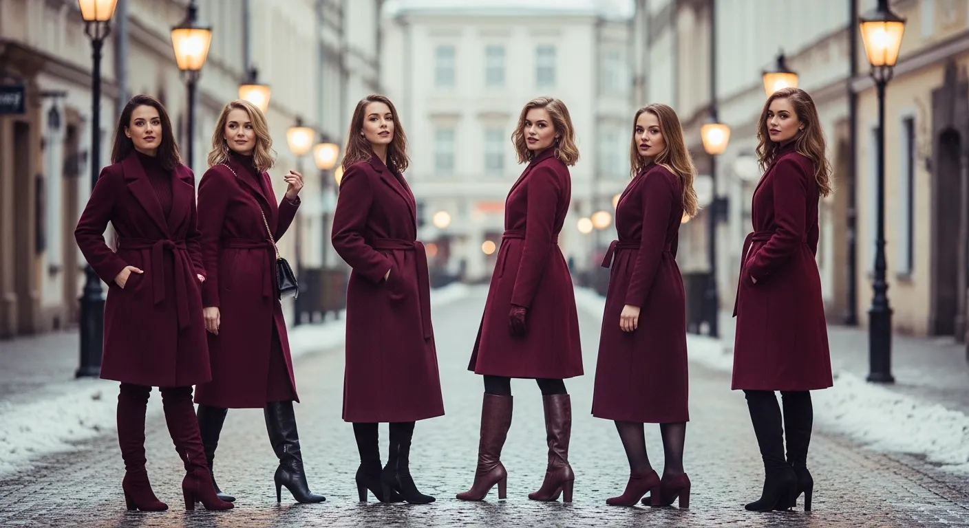 Burgundy Winter Outfit Ideas