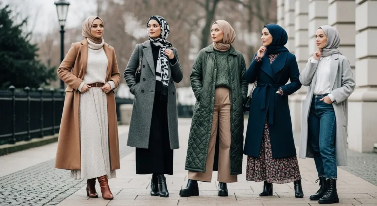 Elegant Winter Hijab Outfit Ideas