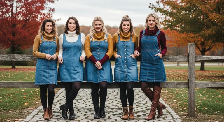 Denim Dress Outfit Ideas