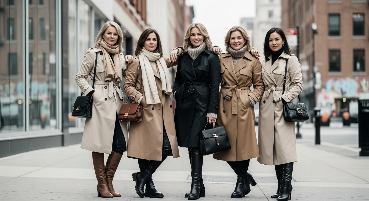 Trench Coat Winter Outfit Ideas