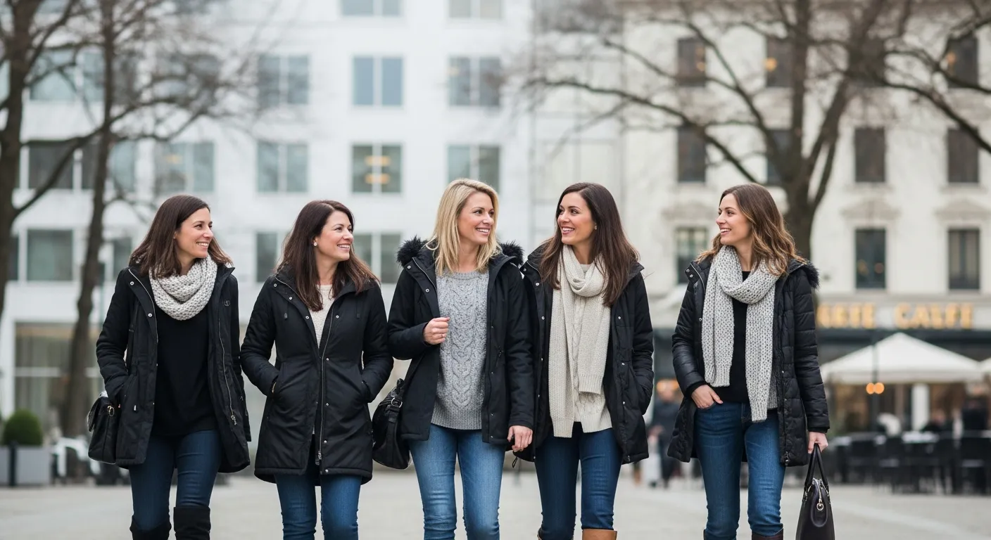 Winter Black Jacket Outfit Ideas