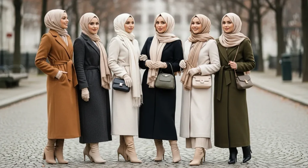 Winter Hijabis Jacket Outfit Ideas