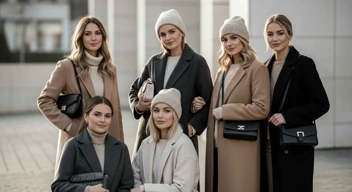 Minimal Winter Coat Outfits