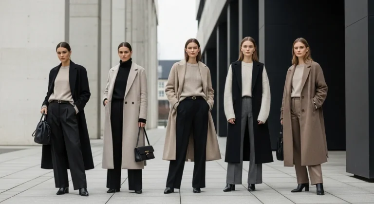 Minimalist Layered Winter Outfits