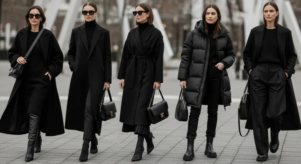 All Black Winter Outfit Ideas