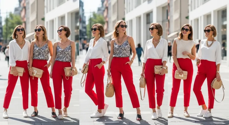 Red Pants Outfit Ideas