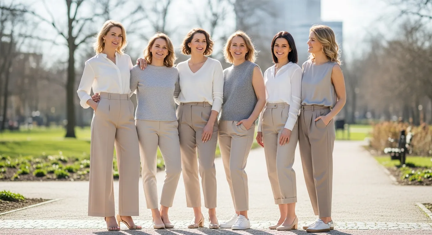 Beige Pants Outfit Ideas