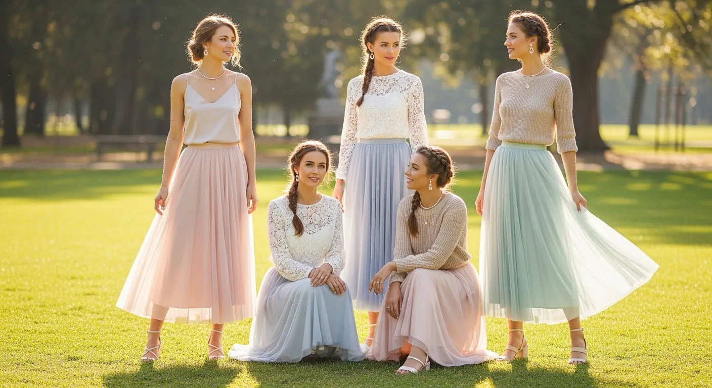 Tulle Skirt Outfits for Summer