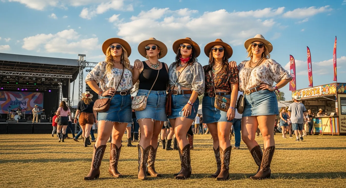 Country Concert Outfit Ideas for Plus Size Women