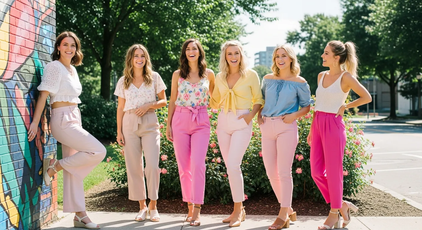 Pink Pants Outfit Ideas