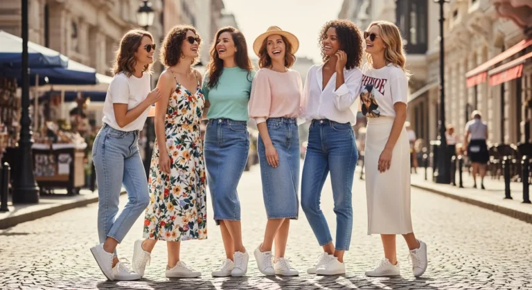 White Sneakers Outfit Ideas