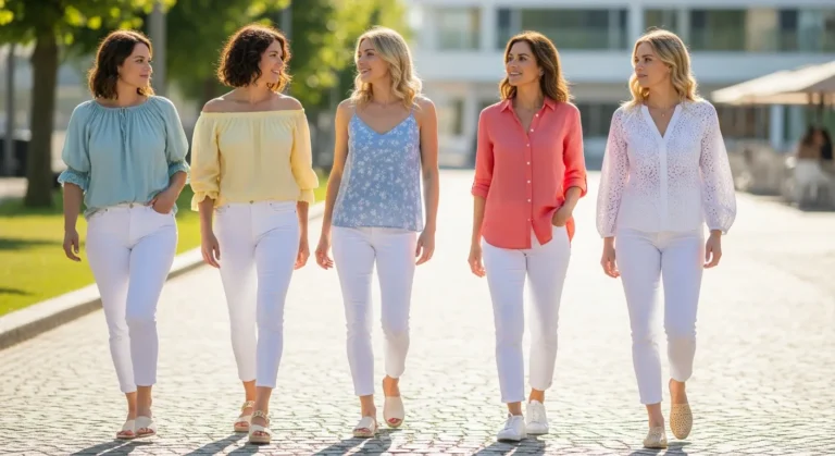 White Jeans Outfit Ideas