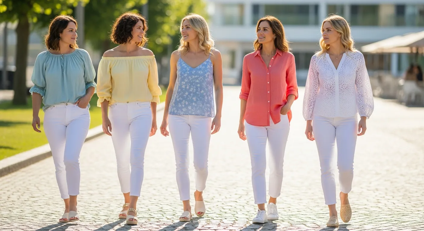 White Jeans Outfit Ideas