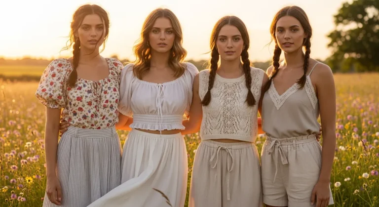 Cottagecore Tops Outfit Ideas