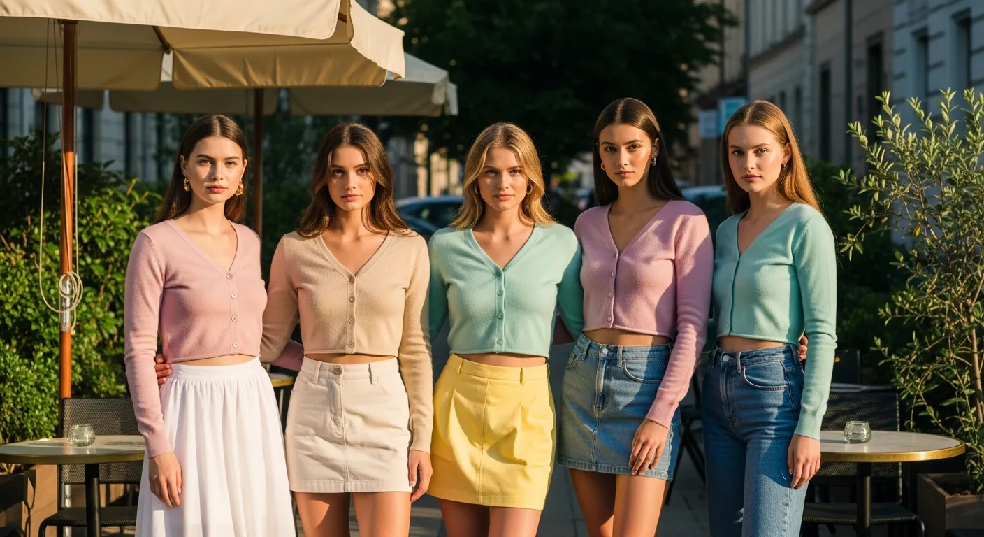 Cropped Cardigan Outfit Ideas