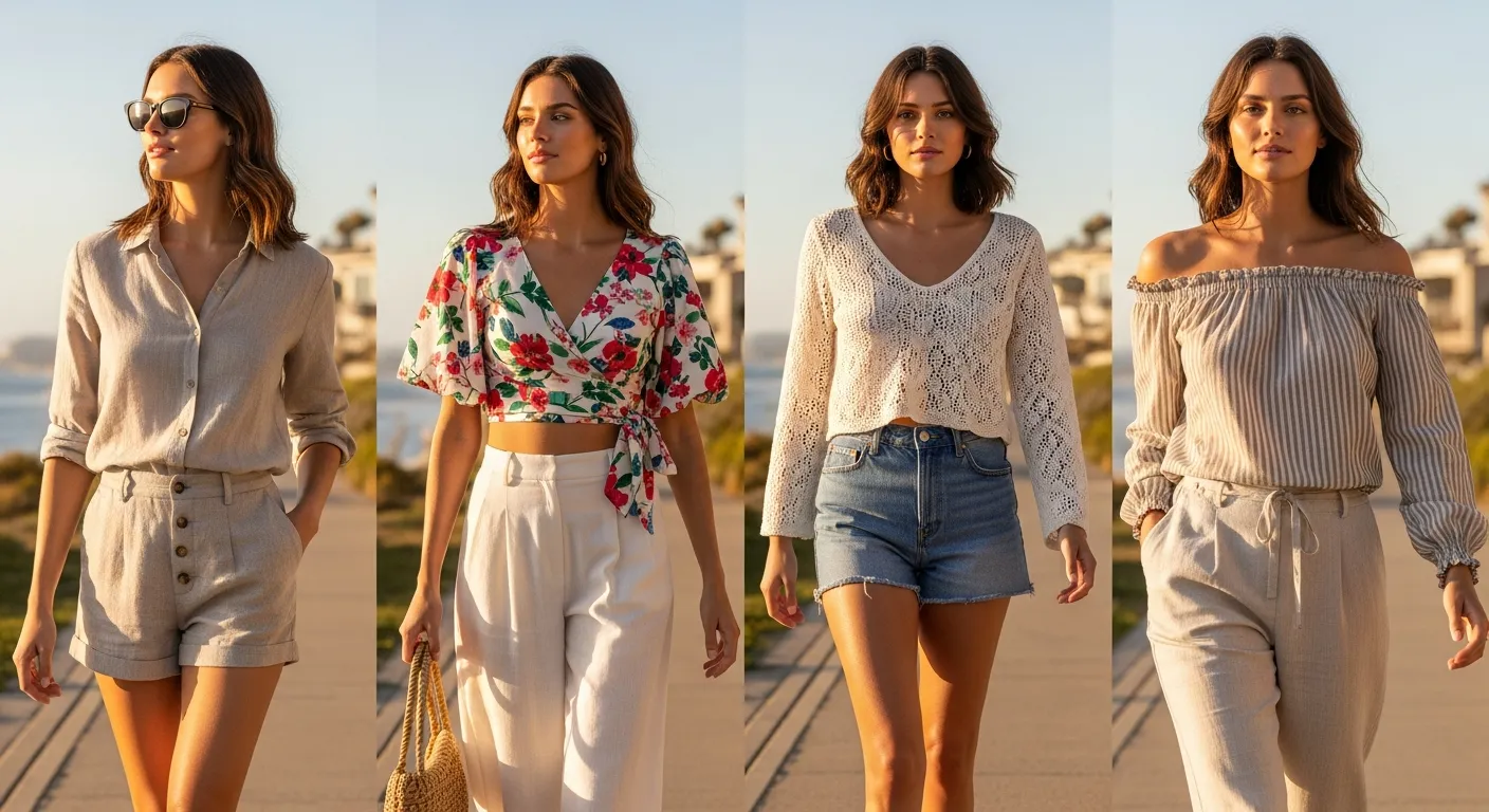 Summer Tops for Vacation Outfits