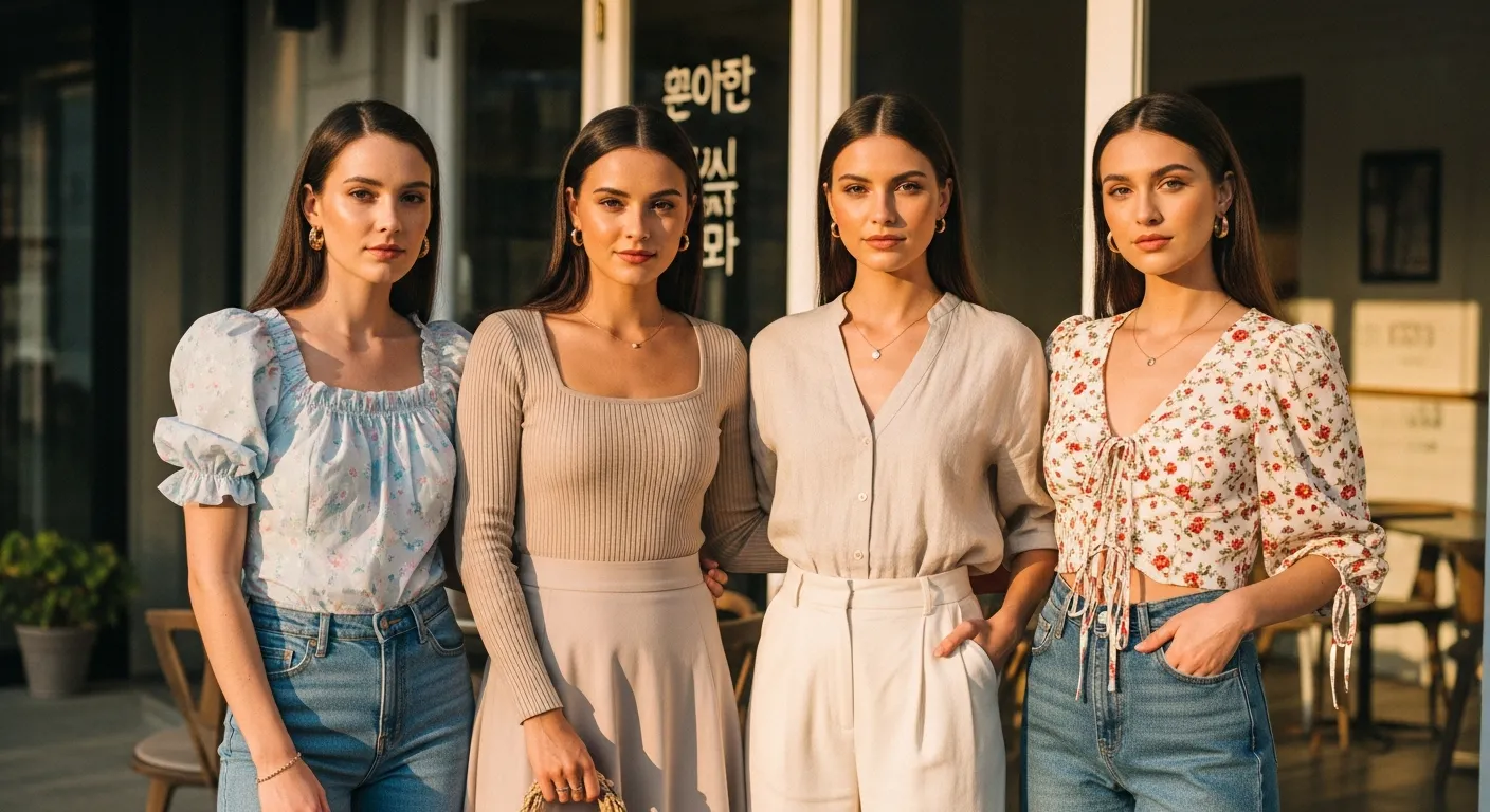 Korean Style Summer Tops