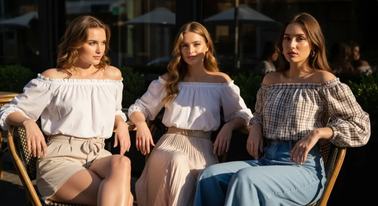 Off Shoulder Top Outfit Ideas