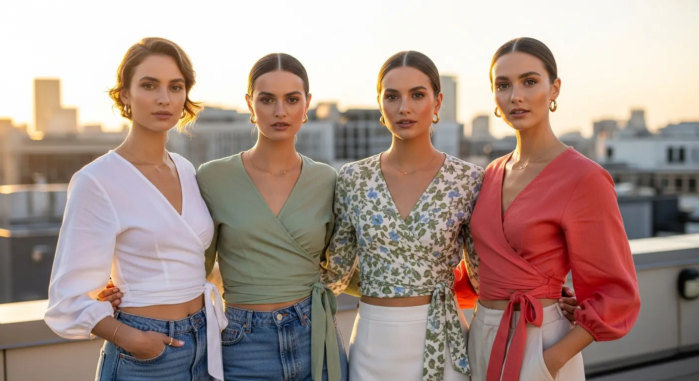 Wrap Top Outfit Ideas