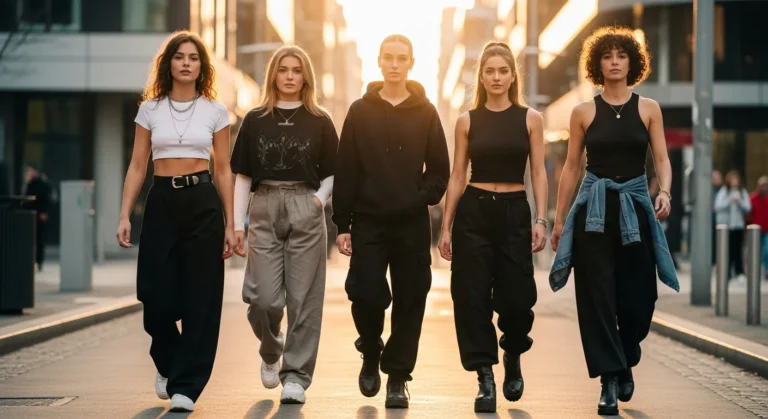 Baggy Black Pants Outfit Ideas