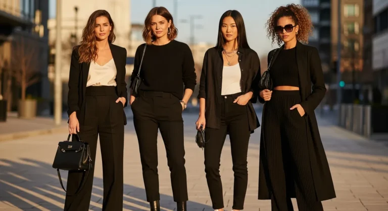 Chick Black Pants Outfit Ideas