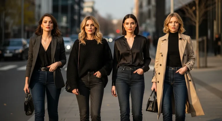 Dark Jeans Outfit Ideas