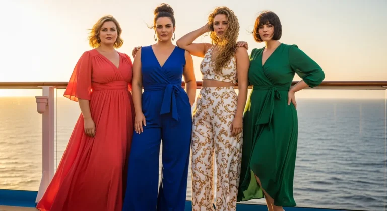 Cruise Travelling Outfit Ideas for Plus Size Women