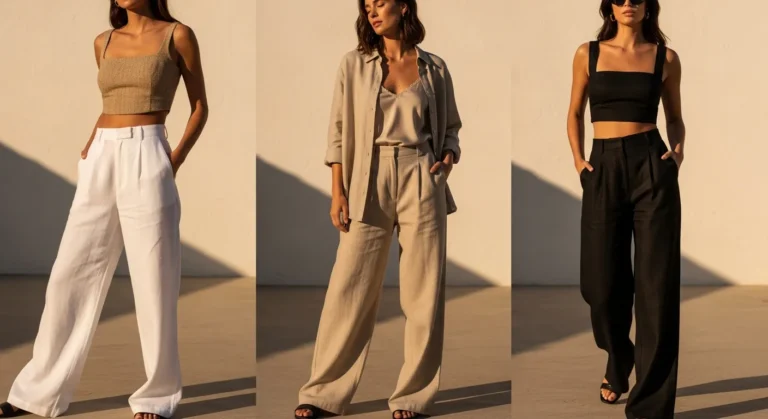 Linen Pants Outfit Ideas