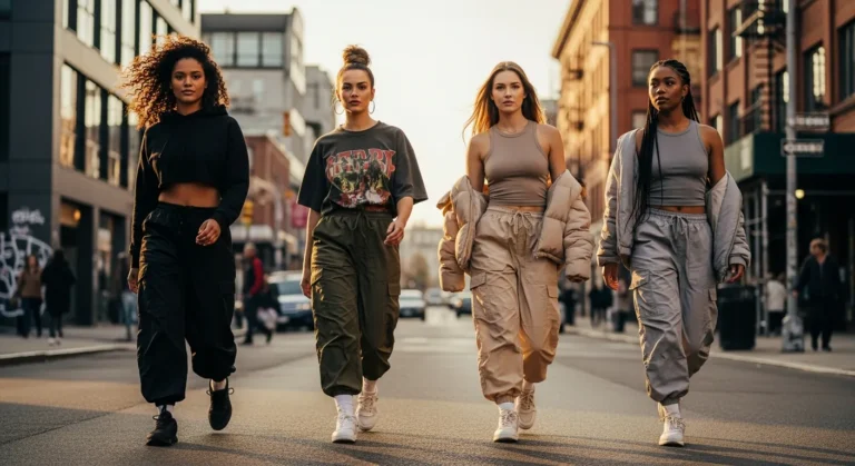 Parachute Pants Outfit Ideas