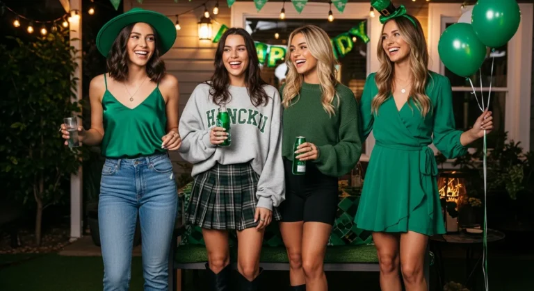 Saint Patrick’s Day Outfit Ideas for College Parties