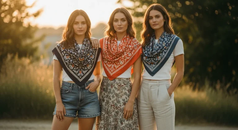 Scarf Top Outfit Ideas