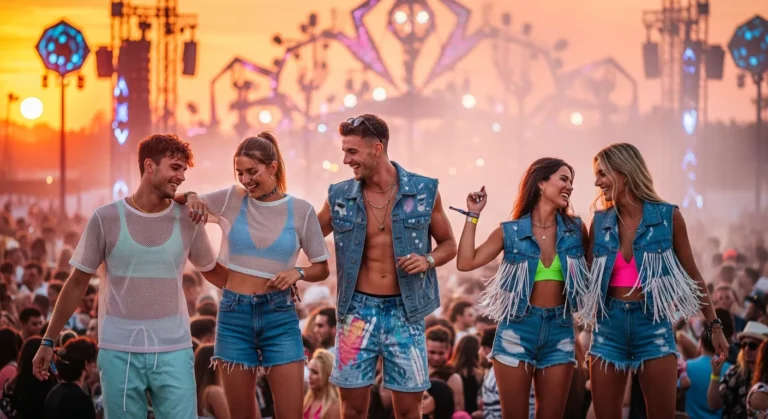 Summer Rave Outfit Ideas for Couples