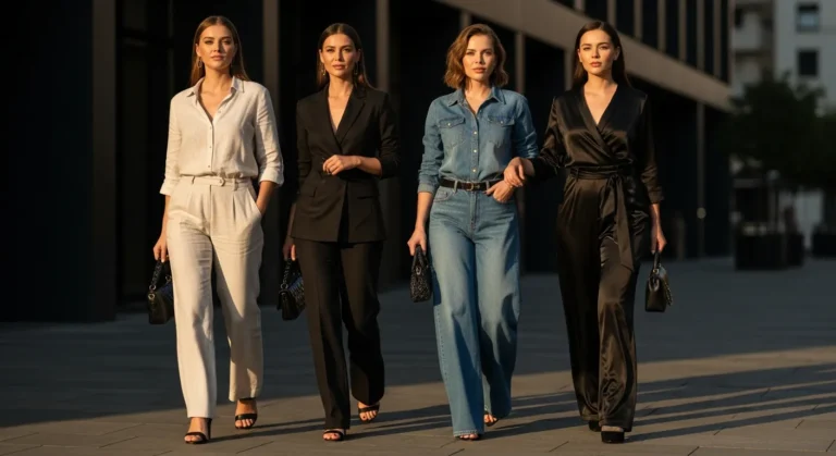 Trendy Wide Leg Pants Outfit Ideas