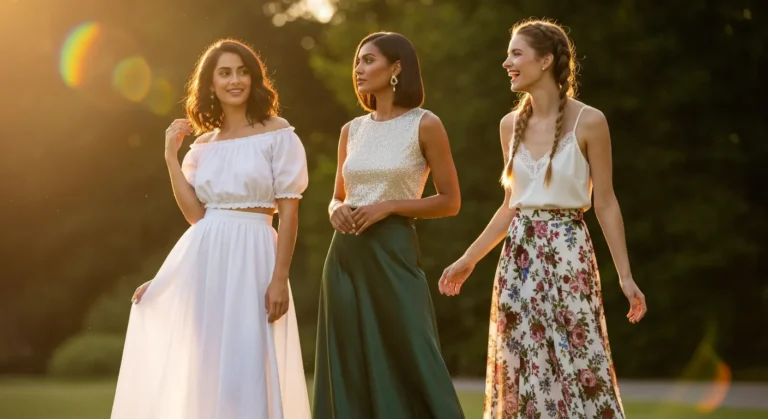 16 Elegant Maxi Skirt Outfit Ideas for Women