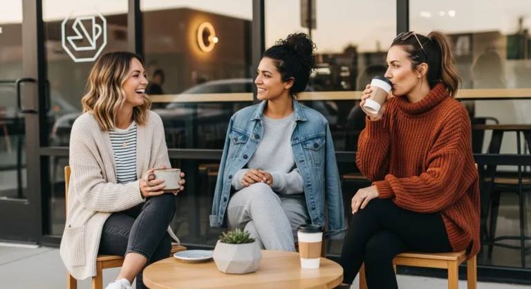 19 Cute Coffee Run Outfit Ideas for Moms on Busy Days