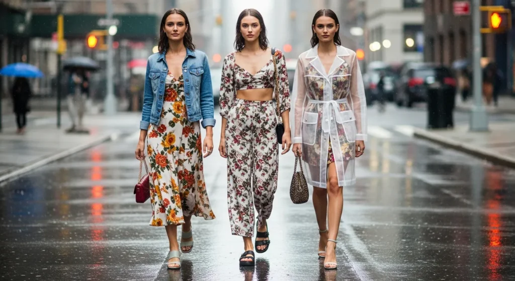 20 Stylish Summer Rainy Day Outfit Ideas for Women to Try