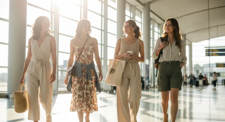 20 Summer Airport Outfit Ideas for Women Travel Style