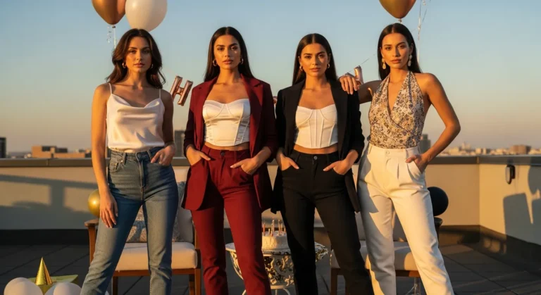 Capri Pants Outfit Ideas for Birthday Party