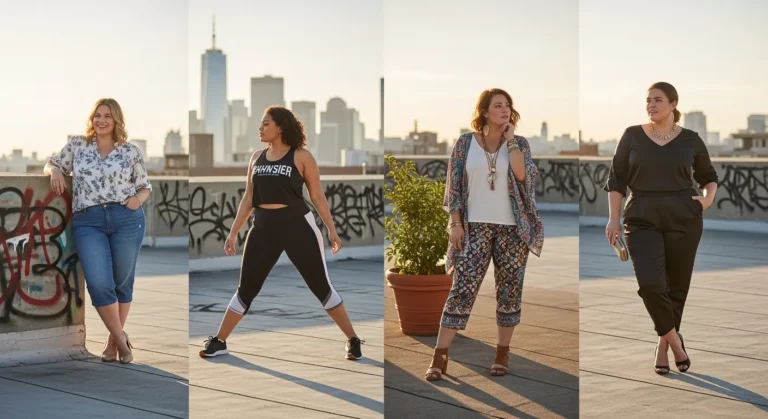 Capri Pants Outfit Ideas for Plus Size Women