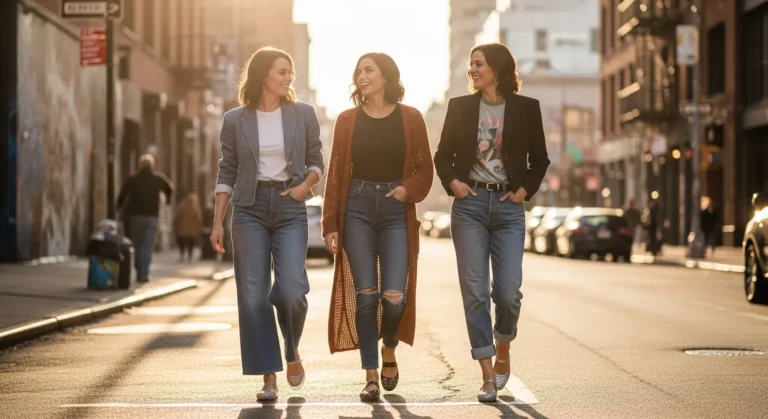 Jelly Flats and Jeans Outfit Ideas