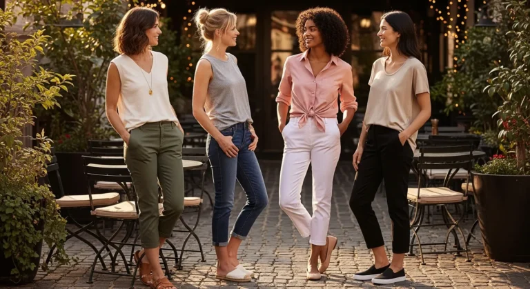 Capri Pants Outfit Ideas for Midsize Women