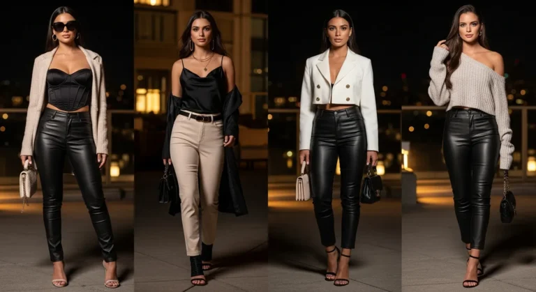 How to Style Leather Pants for a Night Out Stylishly
