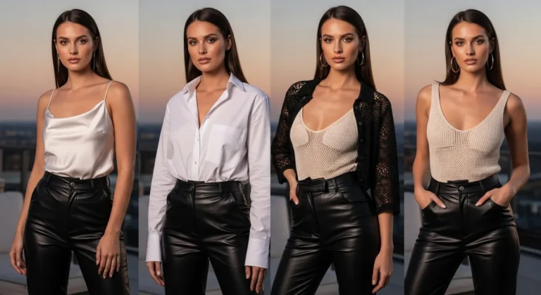 What to Wear with Leather Pants for a Chic Night Out?