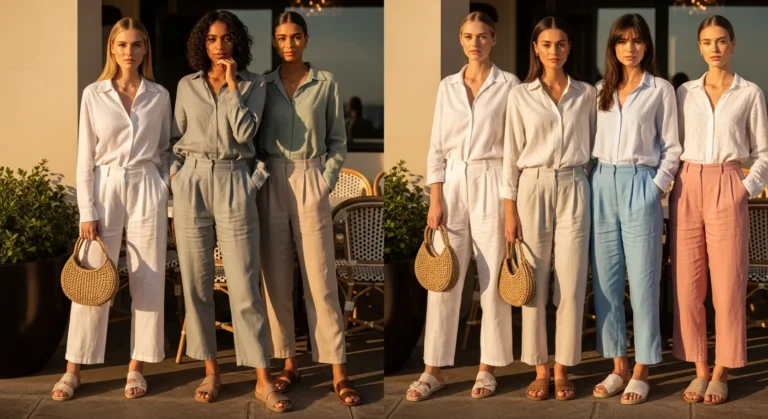 What to Wear with Linen Pants and Sandals for Breezy Style