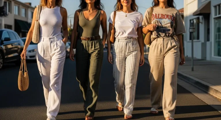 What to Wear with Linen Pants and Sneakers Casually?