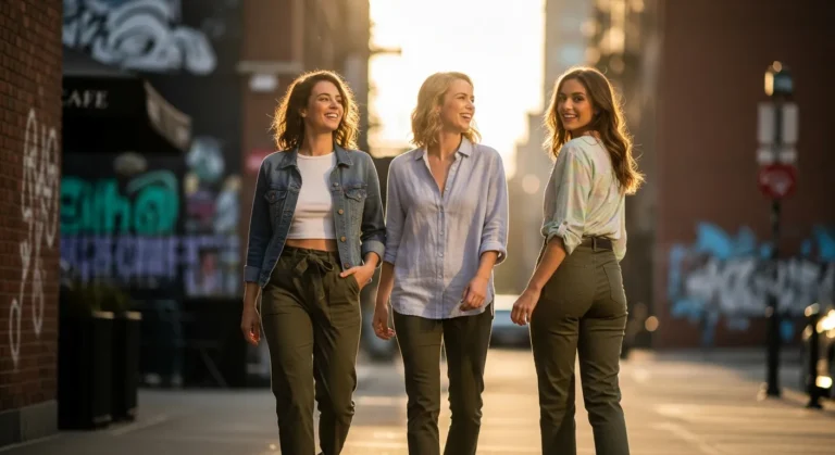What to Wear with Olive Green Pants and Sneakers for Casual Style